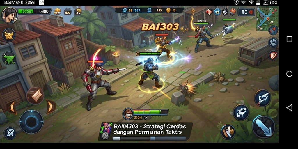 Tampilkan momen seru dalam gameplay BAIM303 yang strategis.