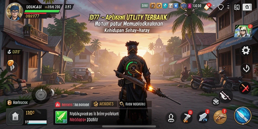 Tampilan antarmuka IDR77 yang intuitif dan mudah digunakan.